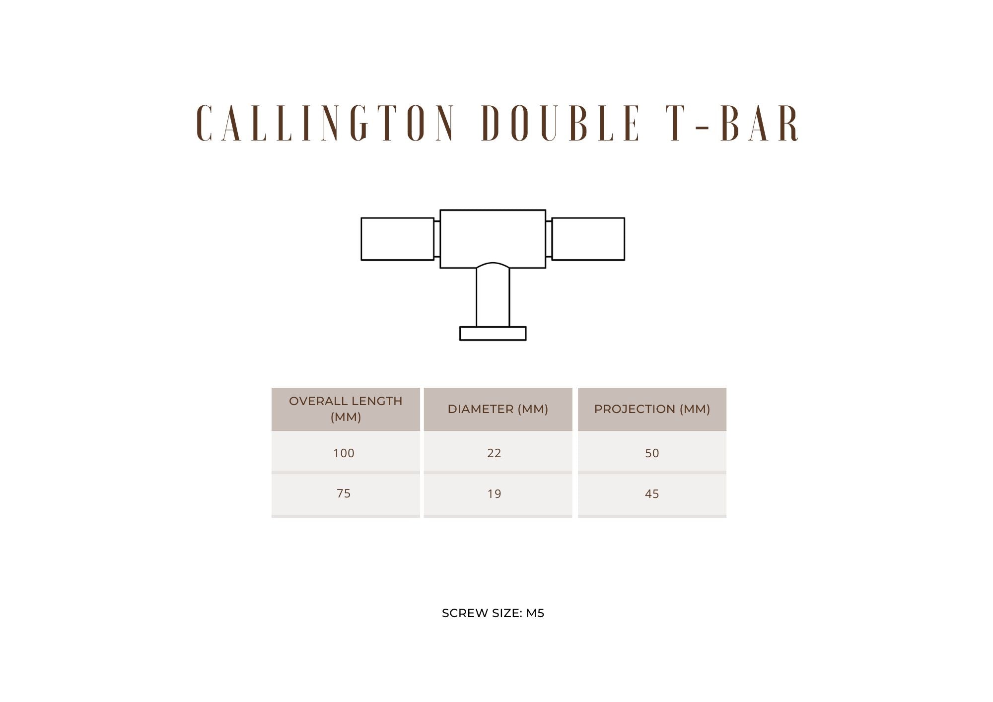 Callington Double T-Bar