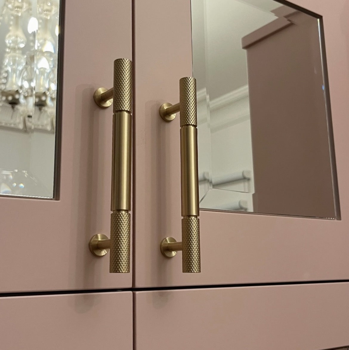 Cheshire bespoke joinery - pink bespoke wardrobes