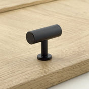 Eastcott T-Bar — solid brass T-bar pull handle, hand-finished in Tonbridge, Kent. Shown in Satin Brass.