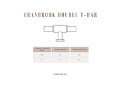 Cranbrook Double T-Bar