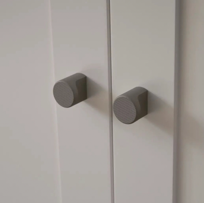 flat knurl pull knob for bathroom cabinetry - easy grip pull knob 