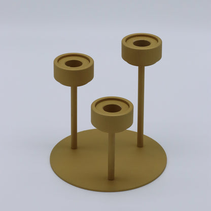 Cluster Taper Candle Holder - Rose Gold &amp; Gold