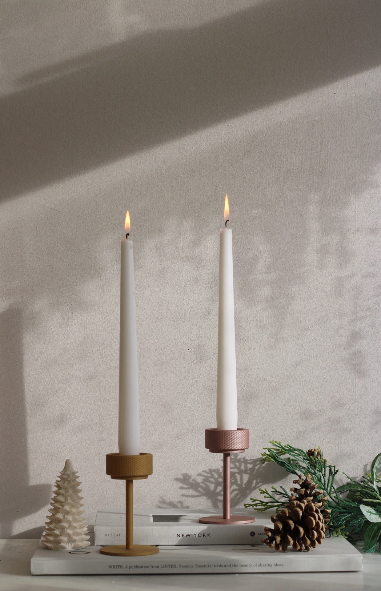 Taper Candle Holder - Gold
